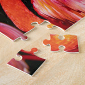 Tropische Flamingos Puzzle Legpuzzel (Zijkant)