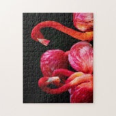 Tropische Flamingos Puzzle Legpuzzel (Verticaal)