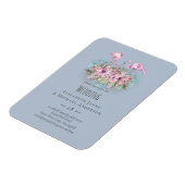 Tropische Flamingo's Trouwen Magneet (Linkerzijde)