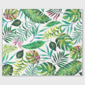 Tropische Flora Cadeaupapier (Vlak)