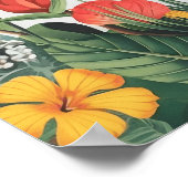 Tropische flora en fauna van Latijns-Amerika Poster (Hoek)