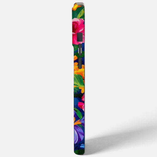 Tropische flora met Vibrant Case-Mate iPhone Case (Achterkant / Links)