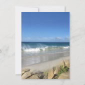 Tropische Flora Paradise Beach Scenery Kaart (Achterkant)