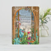 Tropische Flora Paradise Beach Scenery Kaart (Staand voorkant)