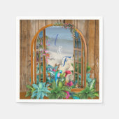 Tropische Flora Paradise bij het strand van Napkin Servet (Voorkant)