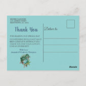 Tropische Flora Paradise en vogels Briefkaart (Achterkant)