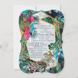 Tropische Flora Paradise en vogels Kaart