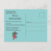 Tropische Flora Paradise en vogels Uitnodiging Briefkaart (Achterkant)