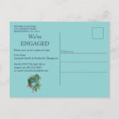 Tropische Flora Paradise en vogels Uitnodiging Briefkaart (Achterkant)