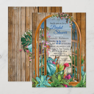 Tropische Flora Paradise Window landschap Kaart