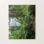 Tropische flora van het regenwoud van el yunque legpuzzel (Verticaal)