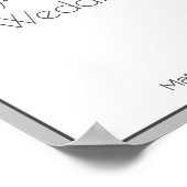 Tropische floraal poster (Hoek)