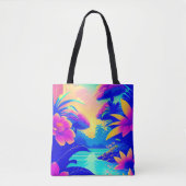 Tropische Floral 2 Tote Bag (Voorkant)