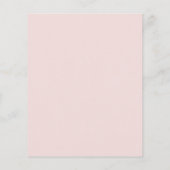 Tropische Floral Arch Budget Summer Weduwen Uitnod (Achterkant)