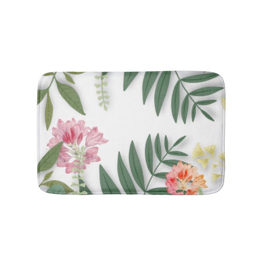 Tropische Floral Badmat (Voorkant)