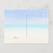 Tropische Floral bewaar de datum van het huwelijk Aankondigingskaart (Achterkant)