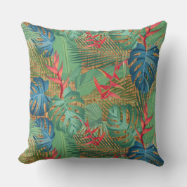 Tropische Floral Buitenkussen