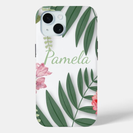 Tropische Floral Case-Mate iPhone Case (Achterkant)
