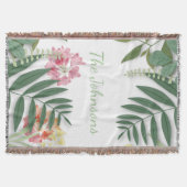 Tropische Floral Deken (Voorkant)