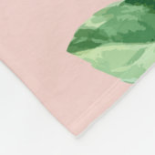 Tropische Floral Fleece Deken (Hoek)