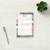 Tropische Floral Flowers laten bioscoop botanisch Post-it® Notes (Kantoor)