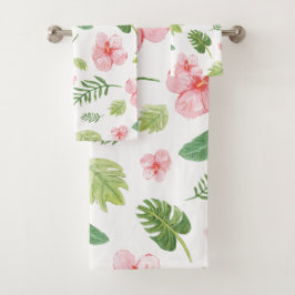Tropische Floral Hawaiian Bad Handdoek