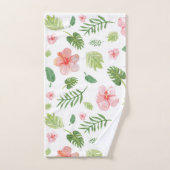 Tropische Floral Hawaiian Bad Handdoek (Handdoek)