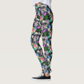 Tropische Floral Hawaiian Leggings (Links)