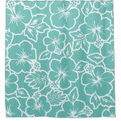 Tropische Floral Hawaiian Style Douchegordijn (Voorkant)