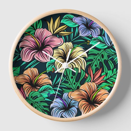 Tropische Floral Heldere kleuren (Voorkant)