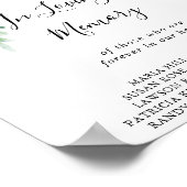 Tropische Floral in het liefdevol Geheugenbord Poster (Hoek)