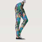 Tropische Floral Leggings (Rechts)