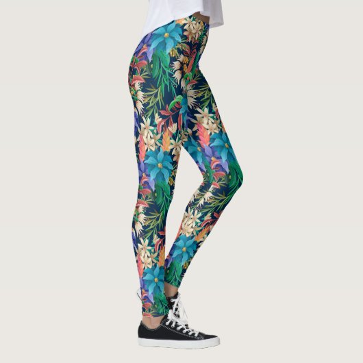 Tropische Floral Leggings (Rechts)