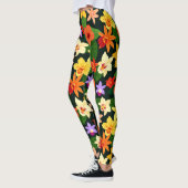 Tropische Floral-Leggings Leggings (Links)