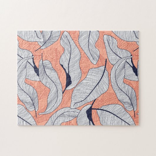  tropische Floral Legpuzzel (Horizontaal)