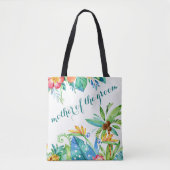 Tropische Floral Moeder van de Groom Tote Bag (Voorkant)
