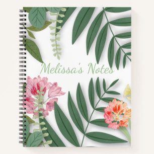 Tropische Floral Notitieboek