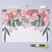 Tropische Floral Orchid bruiloft Tissuepapier (Craft)