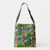 tropische Floral over tas (Achterkant)