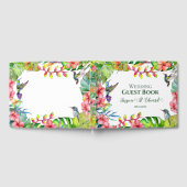 Tropische Floral Paradise Wedding Gastenboek (Volledig)