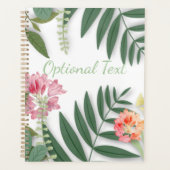 Tropische Floral Planner (Voorkant)