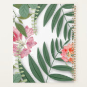 Tropische Floral Planner (Achterkant)