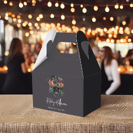 Tropische Floral Skull Halloween Bedankdoosjes