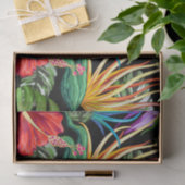 Tropische Floral Summer Mood Pattern Tissuepapier (Geschenk)