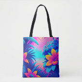 Tropische Floral Tote Bag (Voorkant)