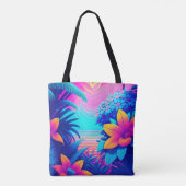 Tropische Floral Tote Bag (Achterkant)