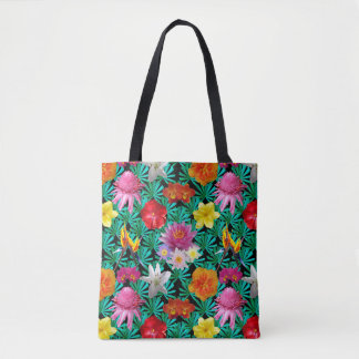 Tropische Floral Tote Bag