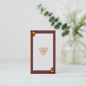 Tropische Floral Visitekaartje (Staand voorkant)