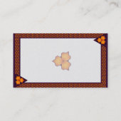 Tropische Floral Visitekaartje (Achterkant)