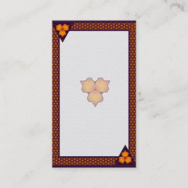 Tropische Floral Visitekaartje